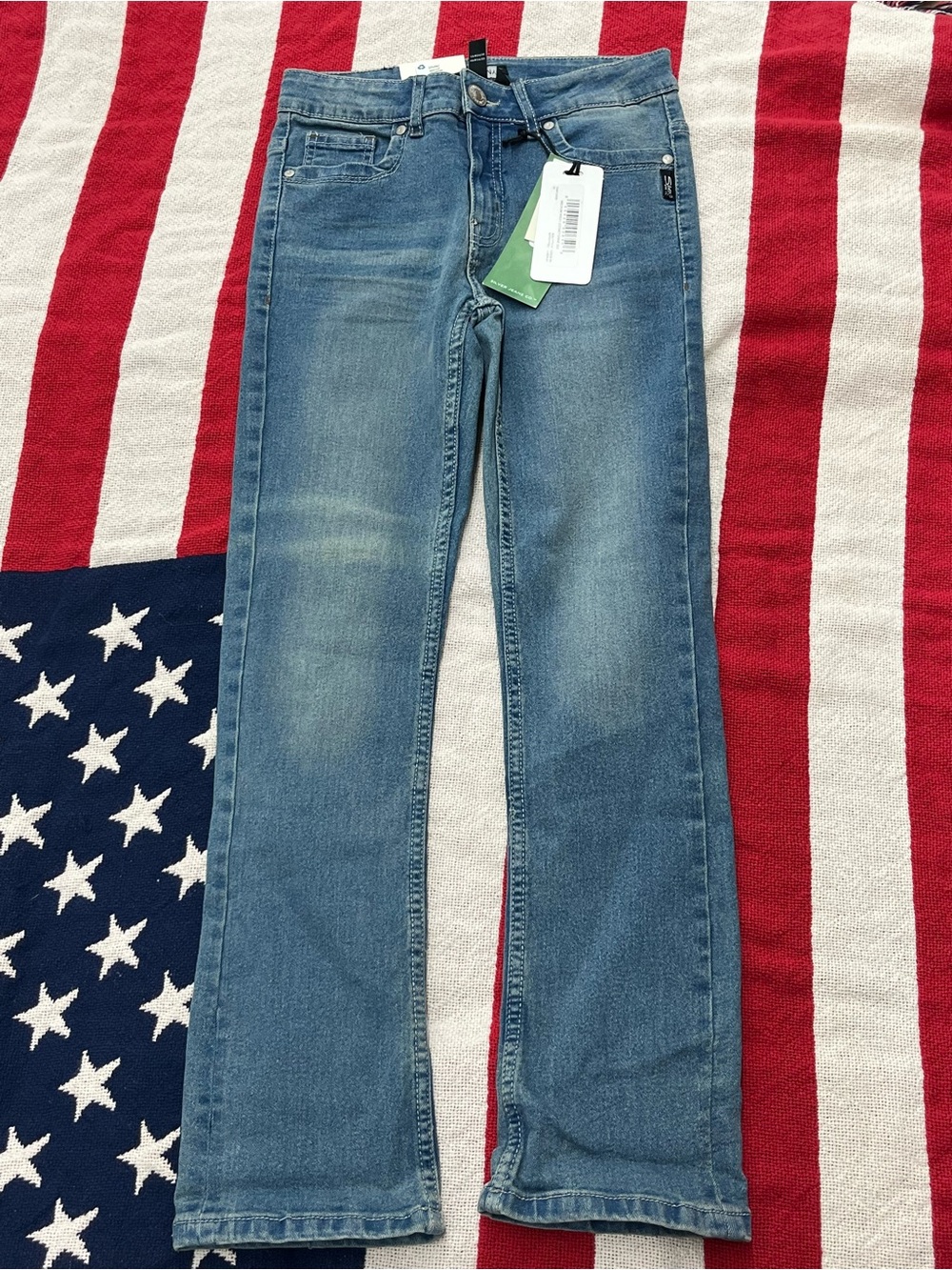 Silver Jeans Light Blue Straight Leg Kids Jeans Size 10 New with Tags